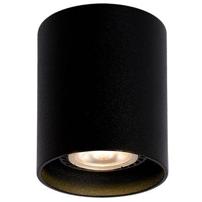 Ceiling Surface Mount Downlight Sand Black Gu10 1x50w - Livestainable.co.za