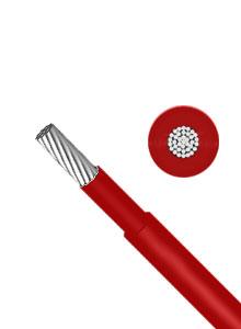 Cables and Lugs 10mm2 single-core 1000V HV DC cable 1m - Red - Livestainable.co.za