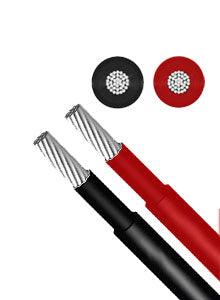 Cables and Lugs 6mm2 single-core DC cable 2m - Pair - Livestainable.co.za