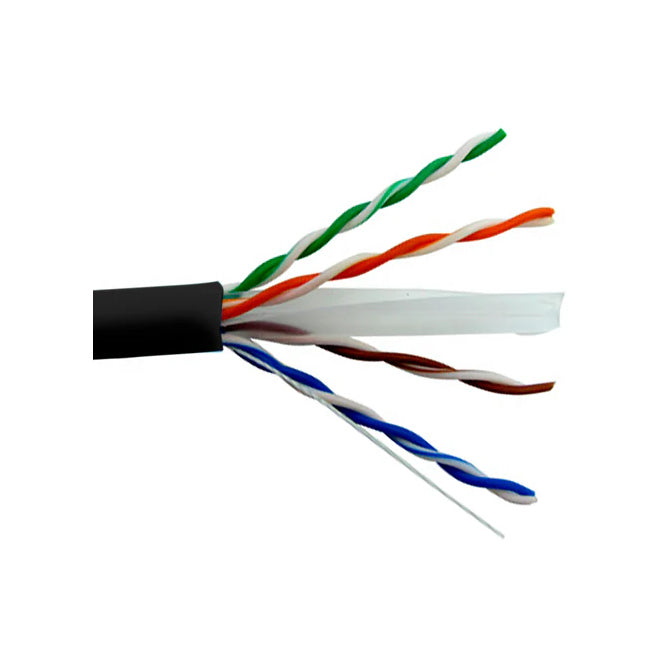 Cat6 Utp Ethernet Cable Cca 8 C Solid Black Per Meter Utpc68 C