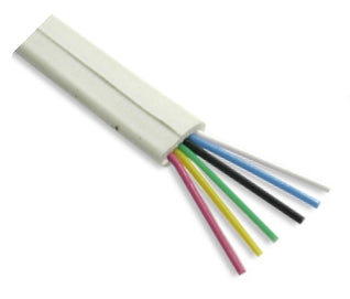 Cable Flat Tel 8 C Flex Cream Debulk Awg26 8