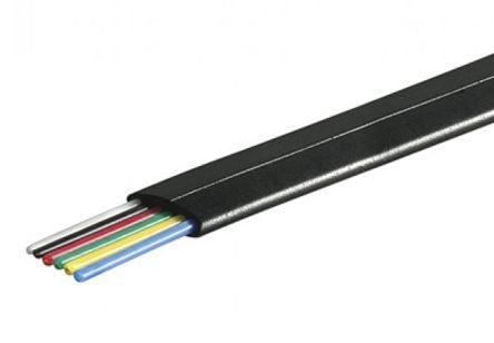 Flat Cable Tel 6 C Flex Black Debulk Cabmawg26 6 B - Livestainable.co.za