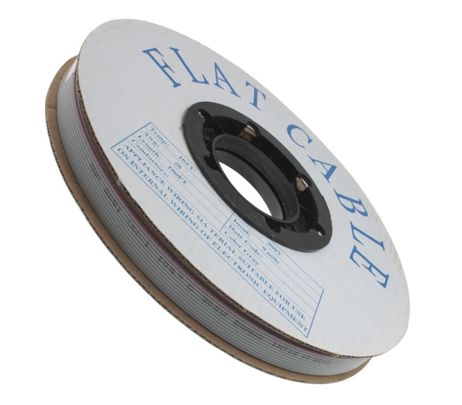 Flat Ribbon Cable Grey 20 W 30.5m/Roll Awg28 20 G 30.5 M *Dbk*