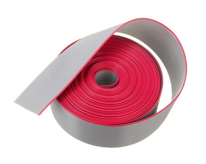 Flat Ribbon Cable Grey 50 W 30.5m/Roll Awg28 50 G 30.5 M - Livestainable.co.za