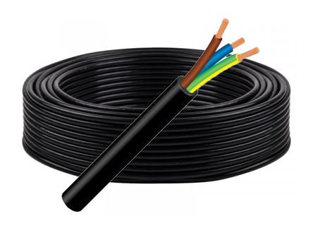 Cabtyre Cable 3 C 1.5mm2 O=8.3 Black Debulk Gctc 1.5 F03 Cs Bb Gc1