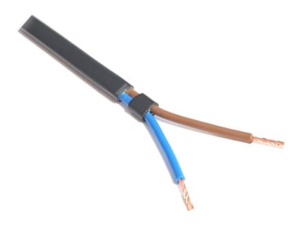 Cabtyre Cable 2 C Csa=2.5mm2 O=9.6 Black Cab02 G002.5