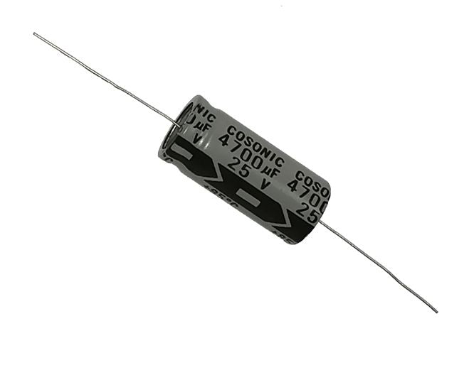 Electrolytic Capacitor Axial 4700u F 25 V 40x18mm T472 M25 V40 X18