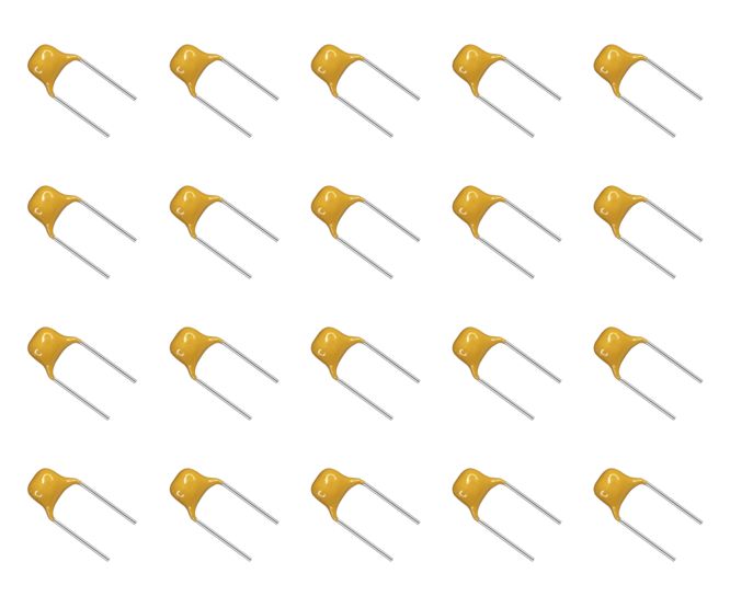 Ceramic Capacitor M/L 1.5n F 50 V P=5mm 1 K/Bag 1500p F 50 V 10%