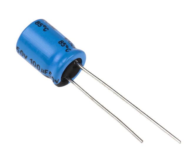 Electrolytic Capacitor Radial 4.7u F 50 V Ht 8x11.5 P=3.5 50 Rx30 4.7 M 8 X11.5 - Livestainable.co.za