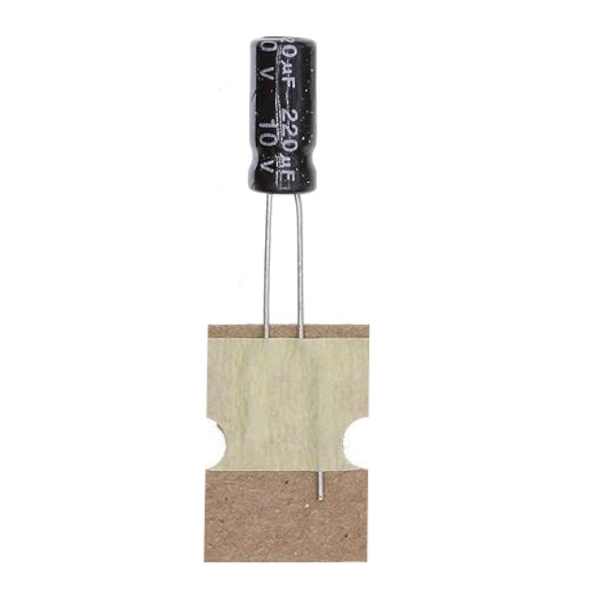 Electrolytic Capacitor Radial 10u F 25 V St 5x11x2mm Ecr100 M25 At1