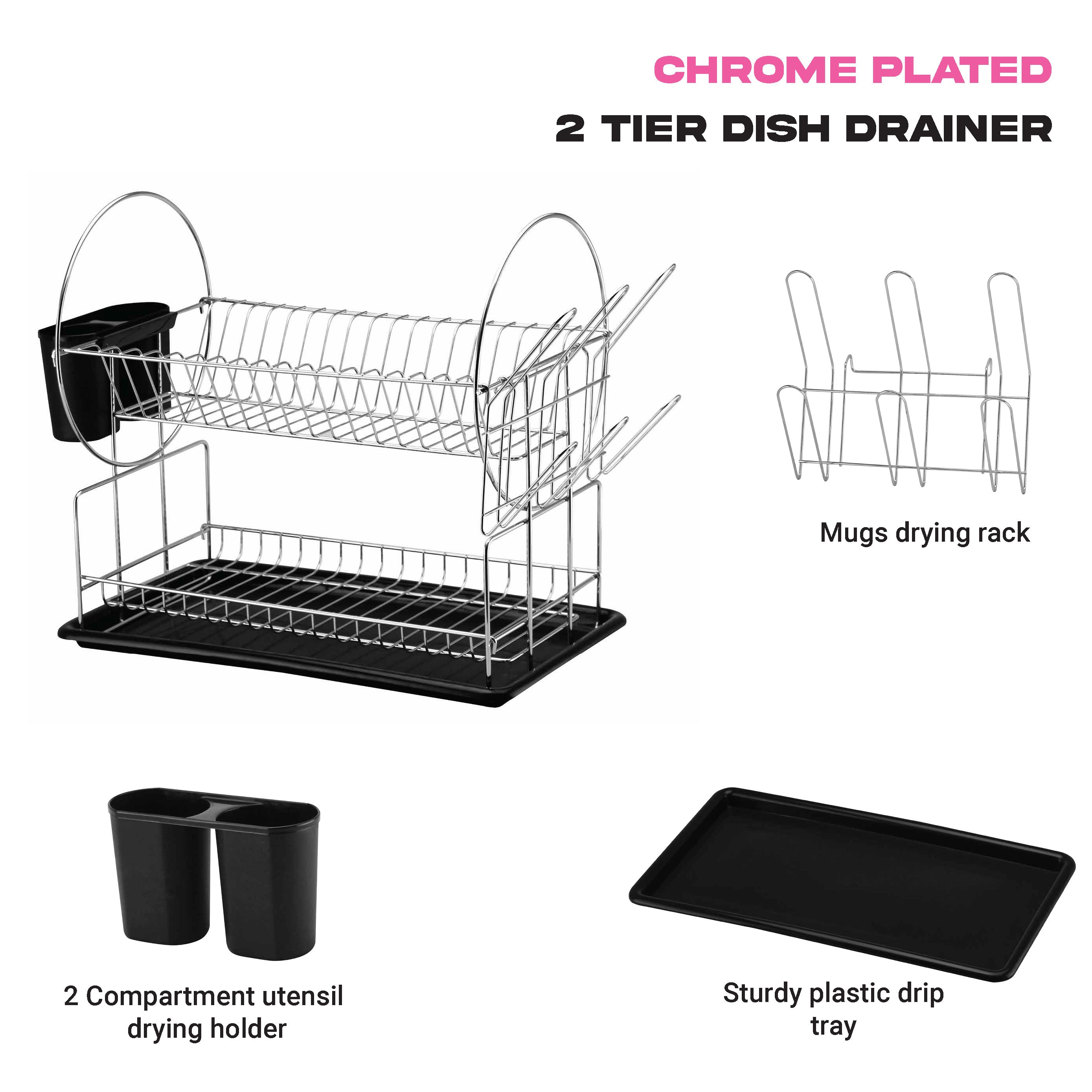 Dish Draining Rack 2 Tier Catania 201