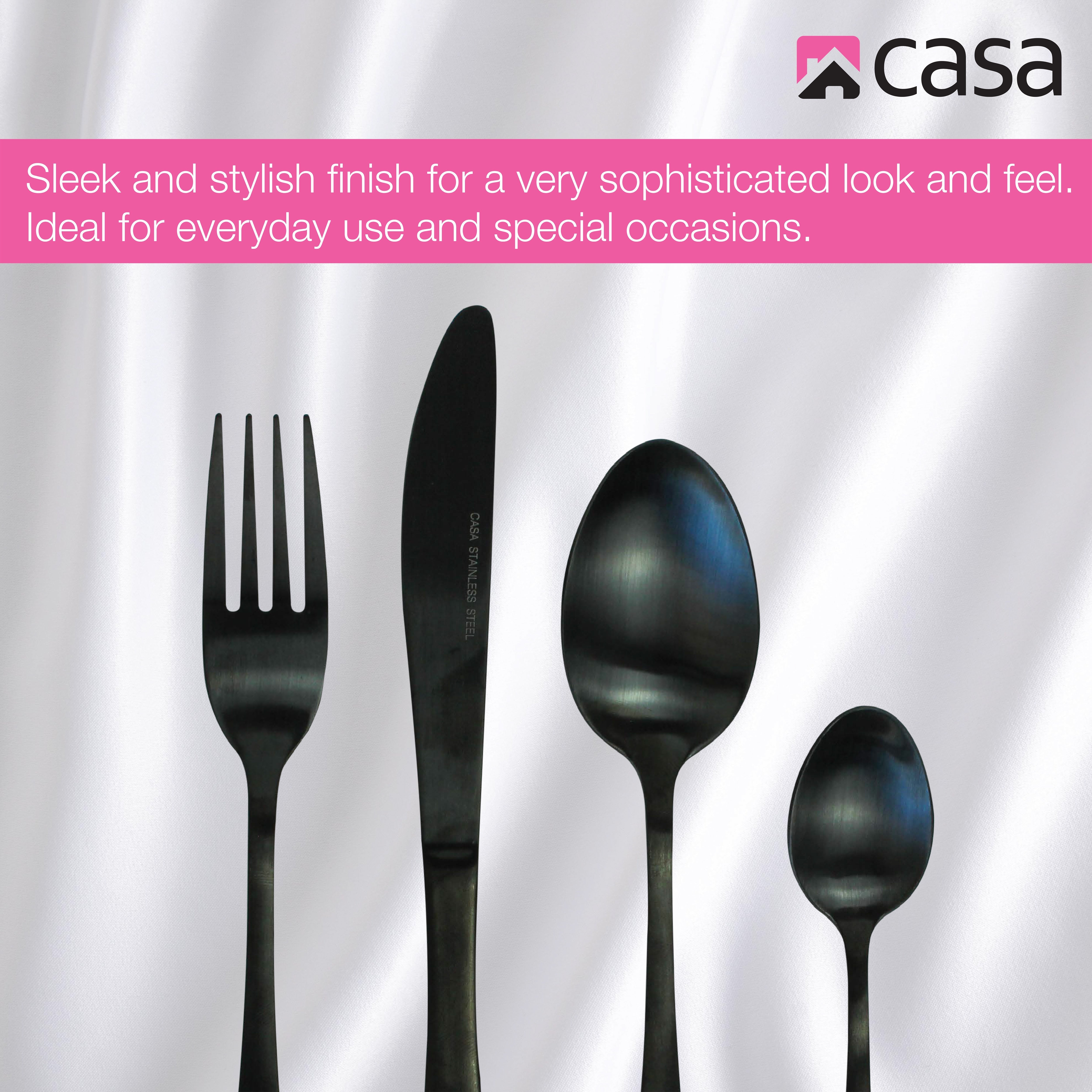 Casa Siena 16 Piece Cutlery Set | Steel