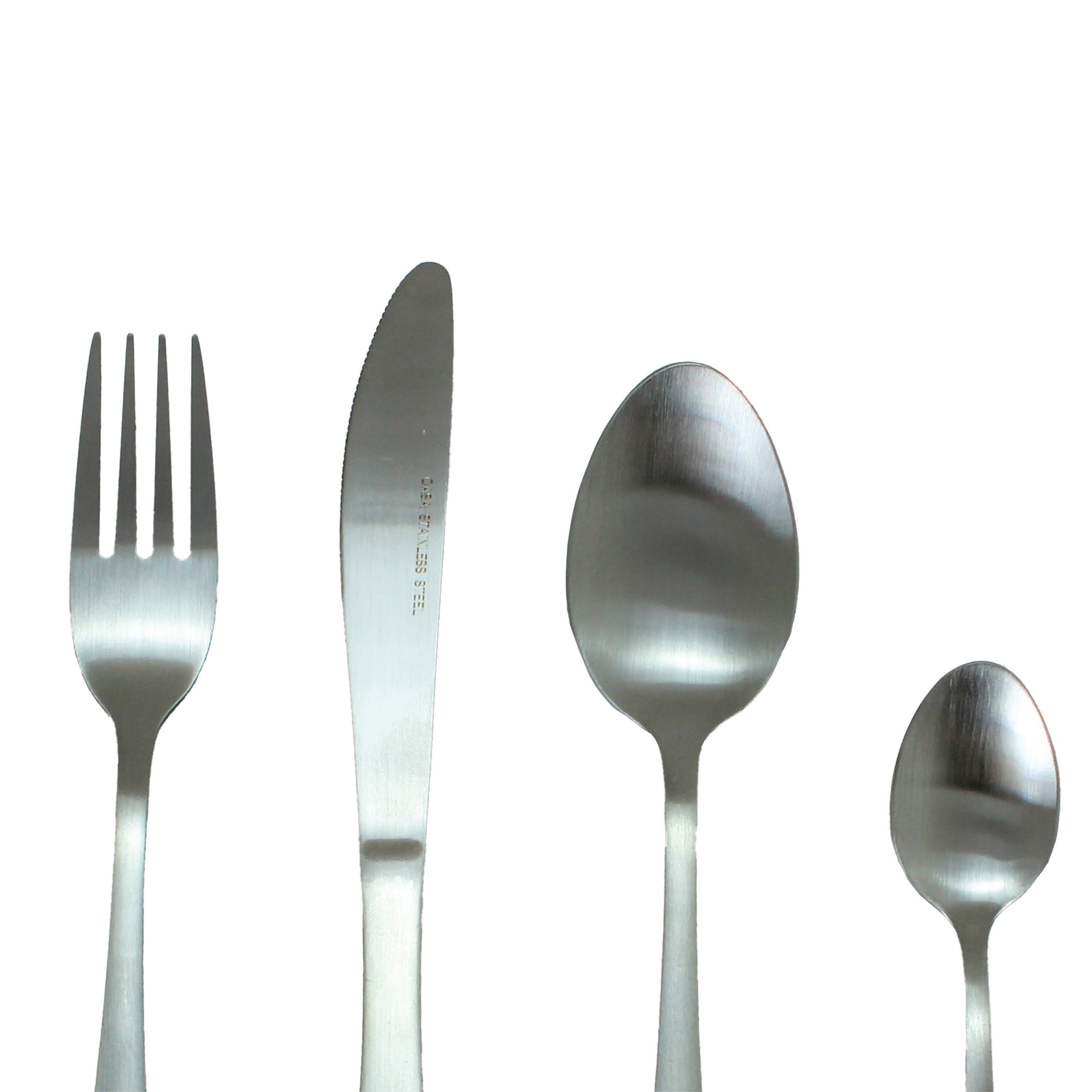 Casa Siena 16 Piece Cutlery Set | Steel