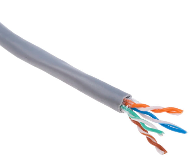 Network Cable Cat5 E Solid Grey Debulk H725 Utps Gy P/M Bargain Bin