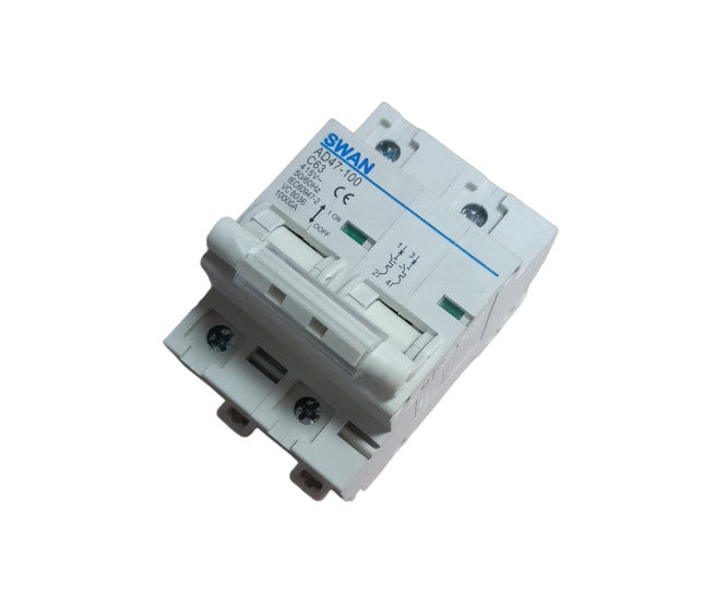 Circuit Breaker Din 80 A 2 P 10 Ka C Curve Cb Ad47 10280