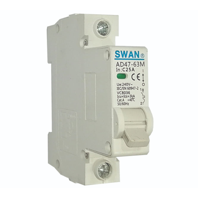 Mcb / Circuit Breaker 3 Ka C Curve 1 P 10 A Cb Ad47 M 3110