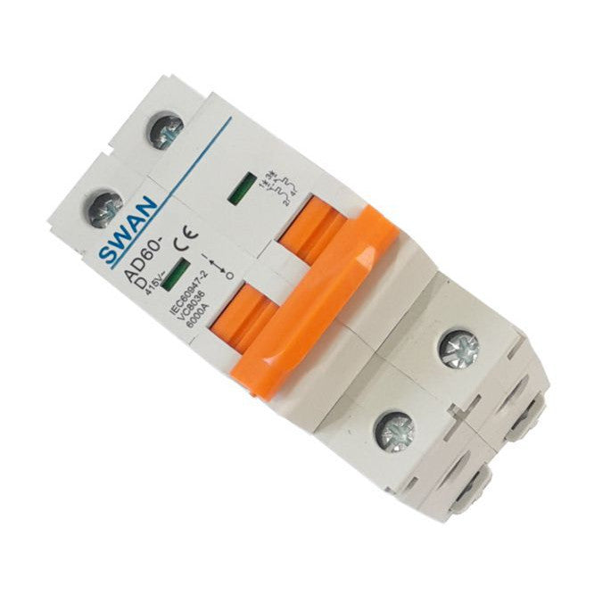 Circuit Breaker 6 Ka D Curve 2 P 16 A Ad60 6216 D