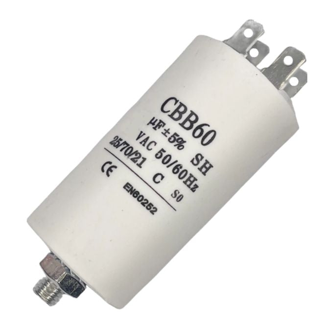 Motor Running Capacitor 25u F 450 V 42x95mm Cbb60 E 25 Uf 450 Vac