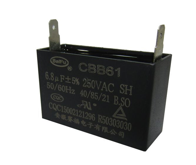 Capacitor C/Fan 6.8u F 250 Vac Cbb61 B 6.8 Uf 250 Vac