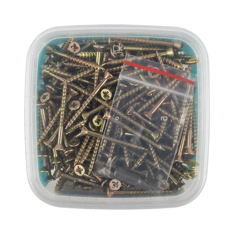 Ifasten Cbc Pozi No6 3.5 Mmx40 Mm 500 Pt + Bit