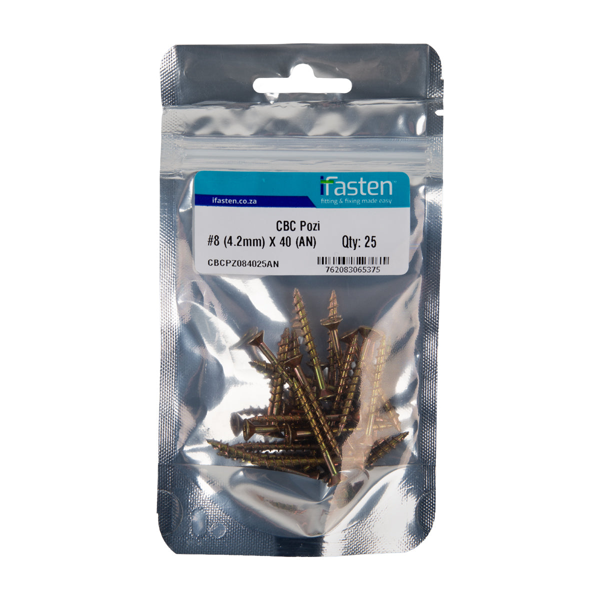 Ifasten Cbc Pozi No8 4.2 Mmx40 Mm 25 Pp