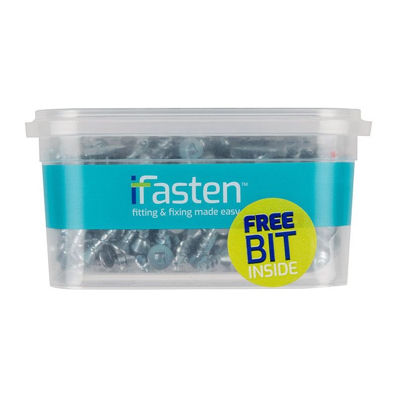 Ifasten Cbc Square No8 Zp 4.2 Mmx16 Mm 500 Pt + Bit