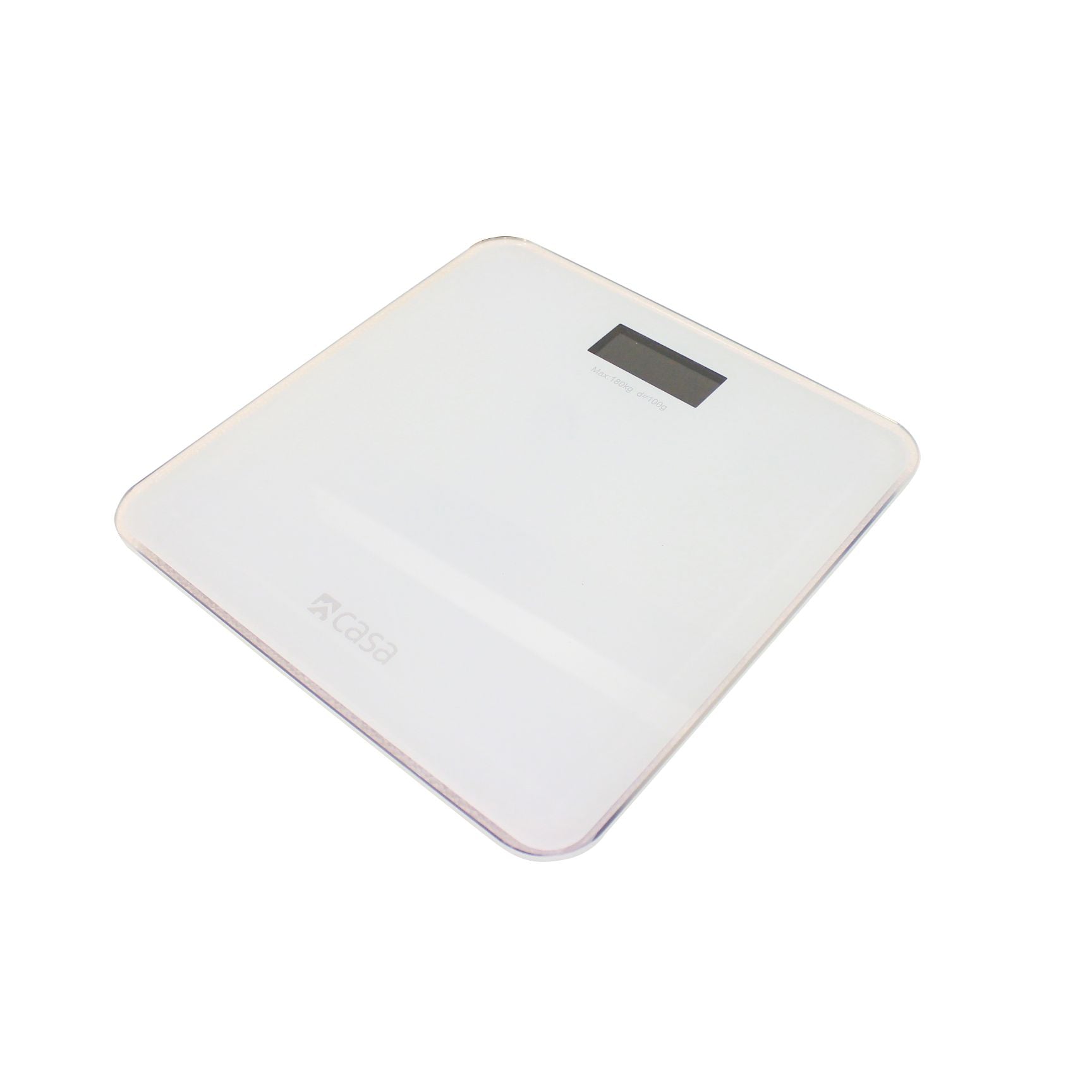 Electronic Bathroom Glass Scale Solid Rounded Corners