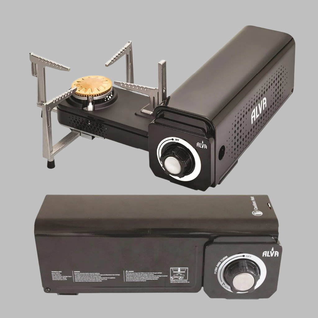 Mini Fold Up Butane Gas Canister Camping Stove 1 Plate