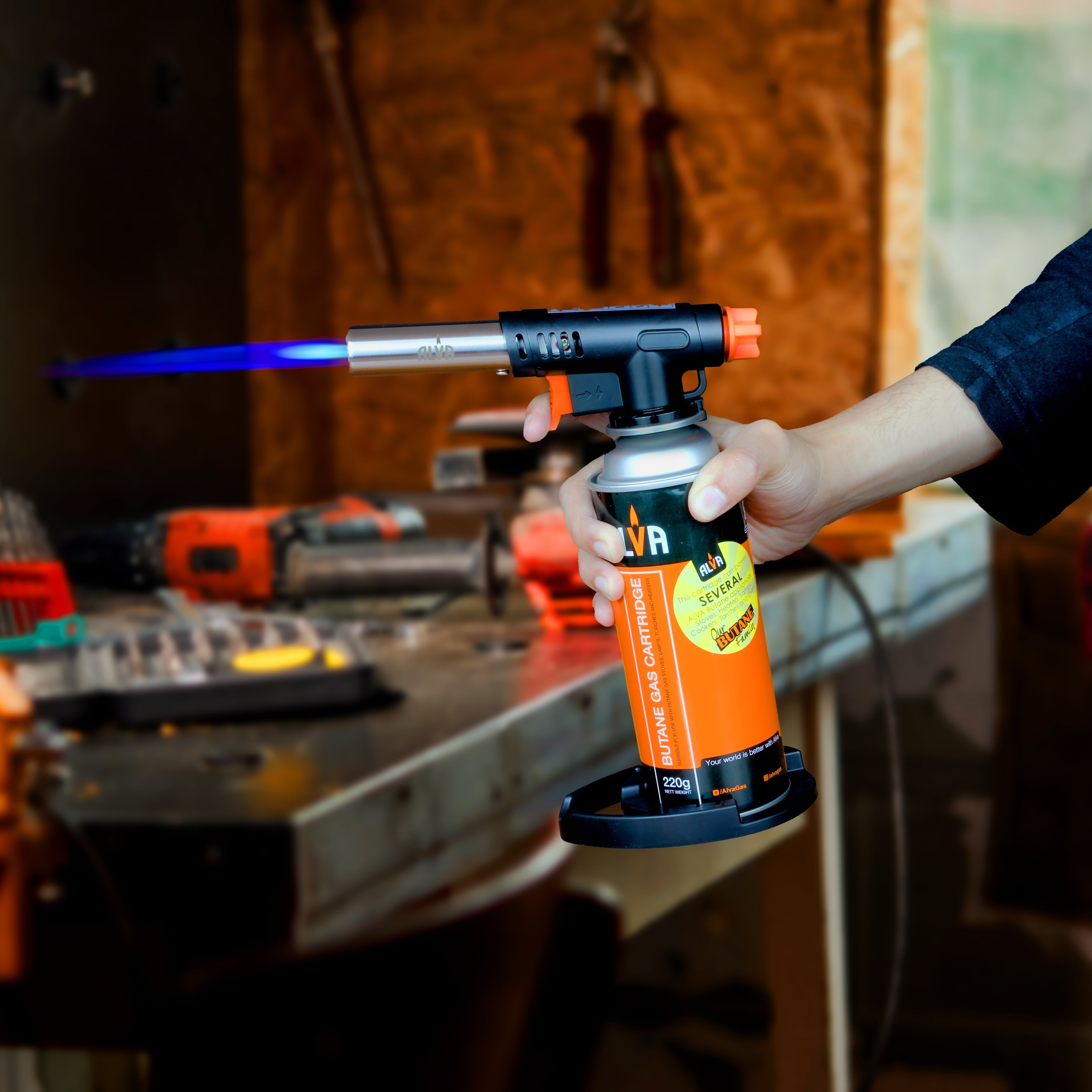 Multi Purpose Butane Canister Torch With Stand