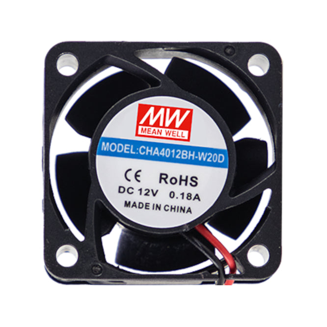 Axial Cooling Fan Ball Bearings 12 V 0.18 A 40sqx20mm Cha4012 Bh W20 D