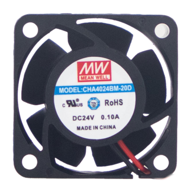 24 Vdc Axial Cooling Fan 40sqx20mm 2x Ball 10 Cfm Cha4024 Bm 20 D