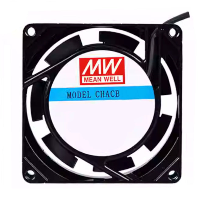 220 Vac Axial Cooling Fan 120sqx38mm 2x Bal 78 Cfm W/Leads Chacb2 H B