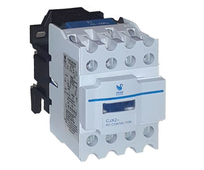 Ac Contactor 18 A 230 Vac Coil 3 Pole N.O. & 1 Nc Aux Cjx2 1801 W 230 Vac