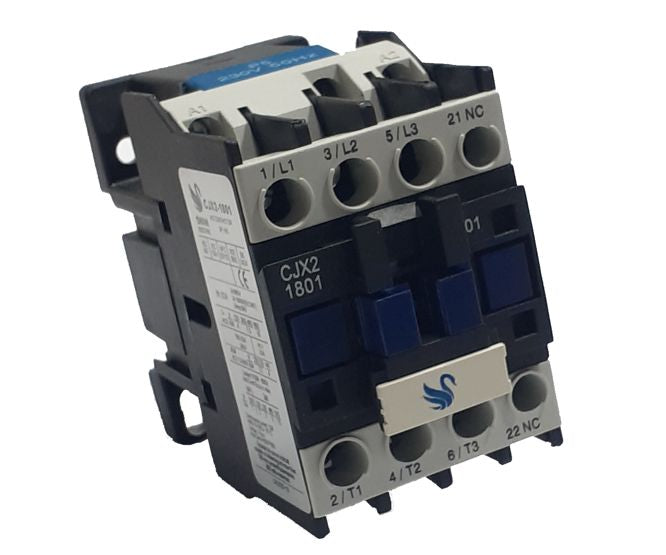 Contactor Din Rail Mount 25 A 230 Vac (N/C Auxiliary) Co Cjx2 25 Nc 230 V