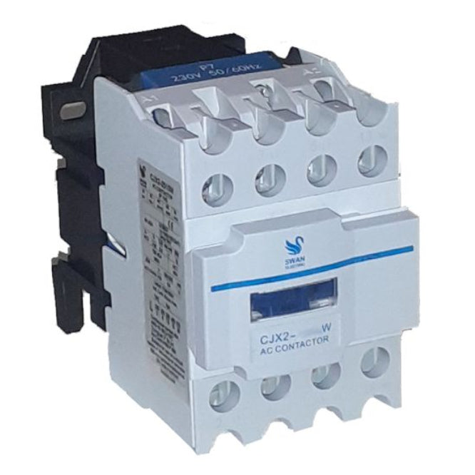 Ac Contactor 18 A 24 Vac Coil 3 Pole N.O. & 1 No Aux Cjx2 1810 W 24 V