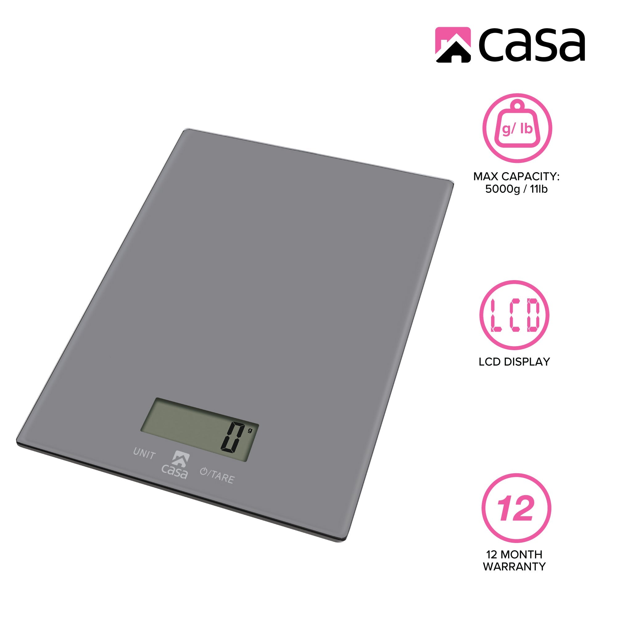 Kitchen Digital Scale Glass