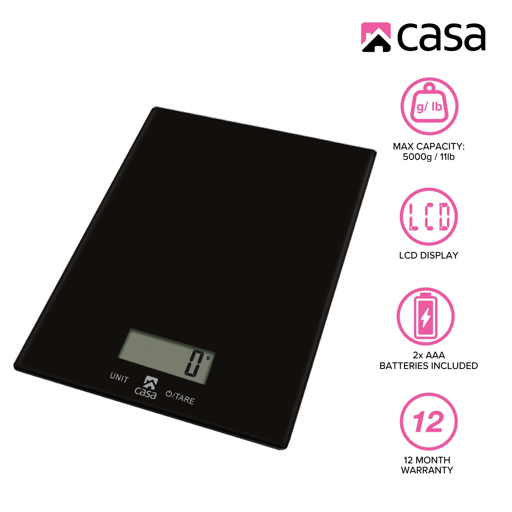 Kitchen Digital Scale Glass