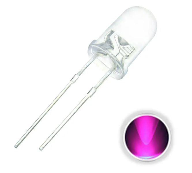 Led 5 Mm Rnd Cl Pk 5 Kmcd Pink 30 Deg 504 Pc - Livestainable.co.za