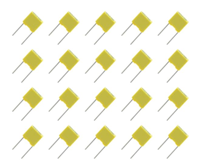 Polyester Film Capacitor 100n F 63 V P=5mm 1 K/Bag Cl711 J104 J05 L