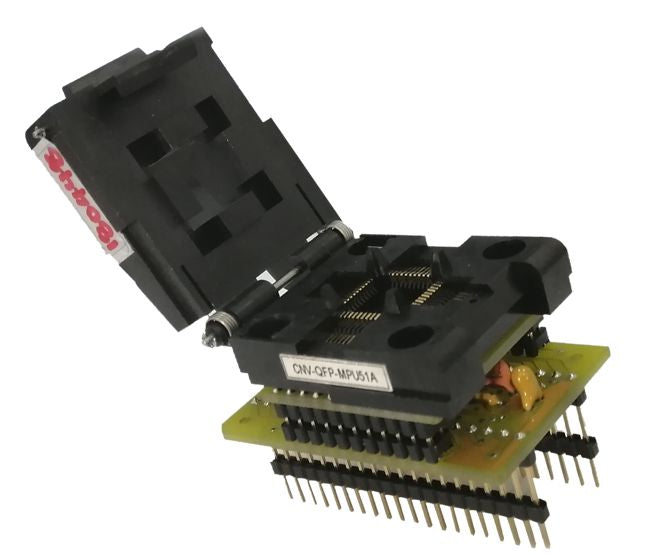 Plcc Adapter Qfp44 To Dip40 Socket 0.8 Mm Cnv Qfp Mpu51 A