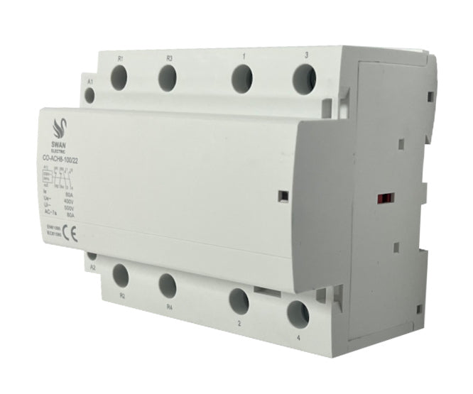 Modular Contactor 80 A 2x No 2x Nc 230 Vac Coil Co Ach8 100/22