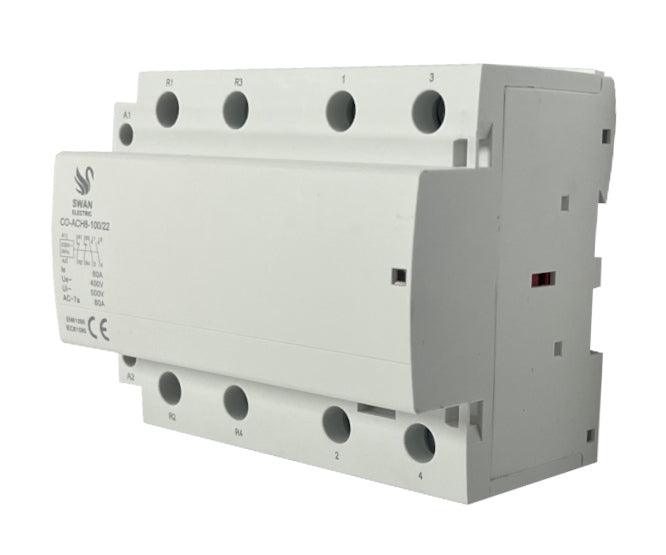 Modular Contactor 80 A 2x No 2x Nc 230 Vac Coil Co Ach8 100/22 - Livestainable.co.za