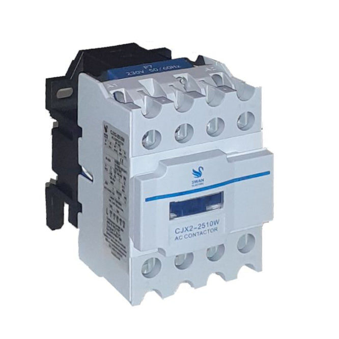 Ac Contactor 25 A 230 Vac Coil 3 Poles N.O. & 1 No Aux Co Cjx2 2510 W 230 Vac
