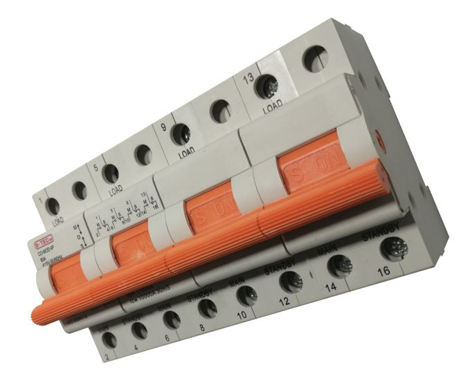 Change Over Switch 4 P Din Mount 32 A Edco 4 P 63 32 A