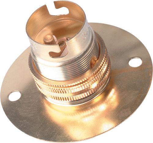 Lampholder B22 Brass 63mm Batten - Livestainable.co.za