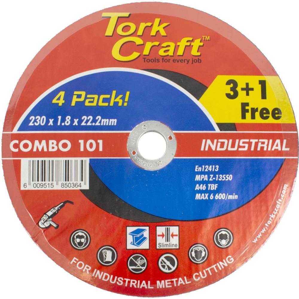 3+1 Free Cutting Disc Industrial Metal 230 X 1.8 X 22.2 Mm - Livestainable.co.za