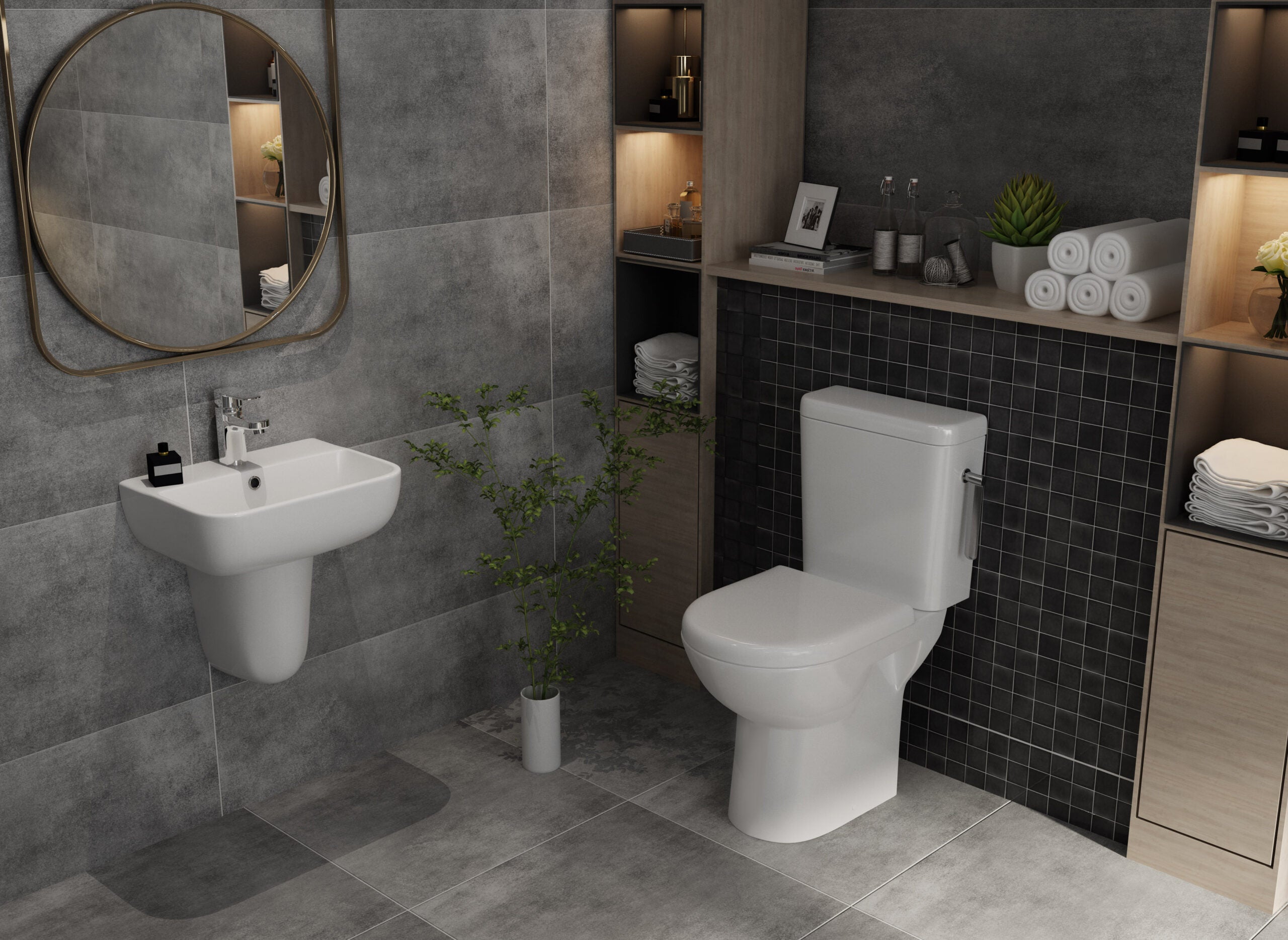 Lecico Comfort Assist Box Cc Round Pan Cistern Mech Soft Close Seat 2111