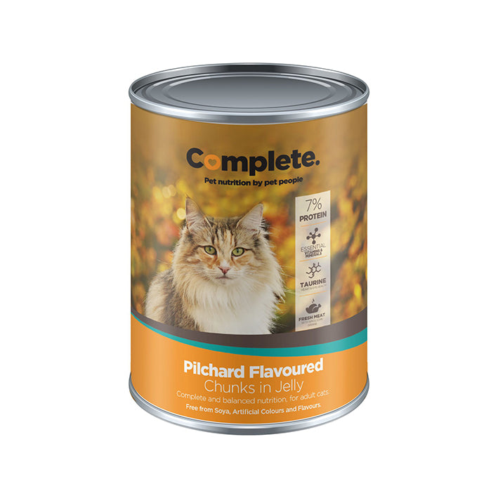 Complete Wet Cat Food – Pilchards 385g