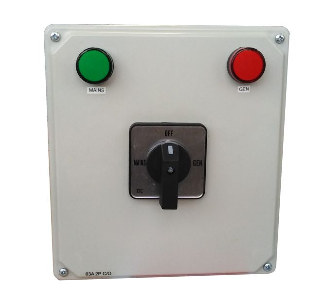 Change Over Switch 40 A 2 P 3 Pos Enclosed 30 Ecs 40 A 2 P
