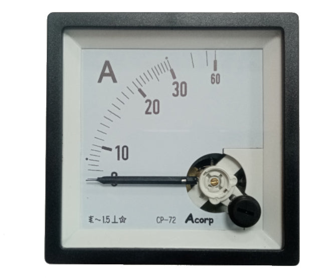 Ammeter 72mm 20 40 A Direct Cp 72 Ac 40 A